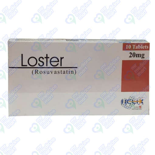 Picture of Loster 20mg Tab 10x1s